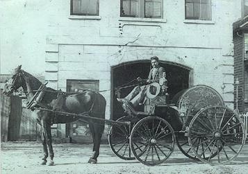 1890s Picture of City of Columbia Volunteer Fireman and equipment.