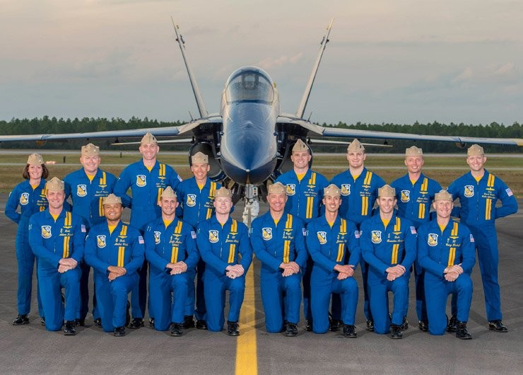 2019 Blue Angels Officer Team