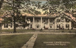 Old photograph of Lewis Hotel