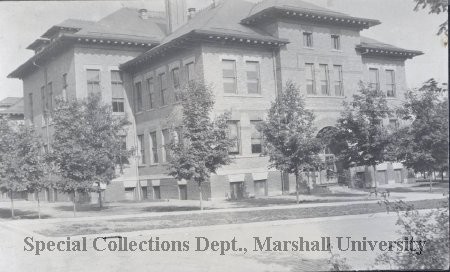 Huntington high school, ca. 1910