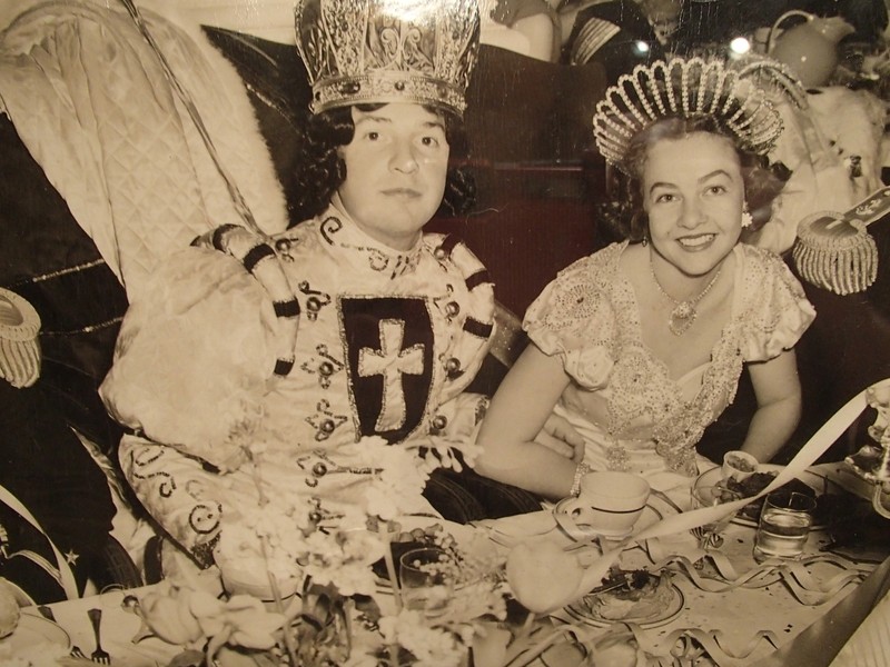 A King and Queen at Mobile Mardi Gras