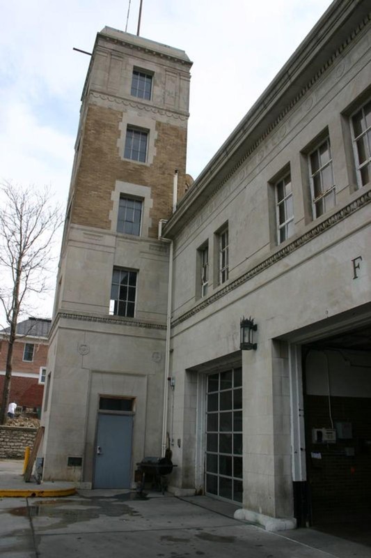 The tower, originally used for training exercises and for drying hoses