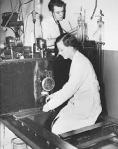  Seibert pictured in a lab from her time working on that would be later used to develop the standard tuberculous test. 