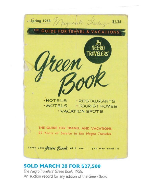 The Green Book that was sold