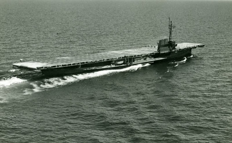 USS Wolverine (IX-64), one of two antiquated steam-powered paddleboats converted into makeshift aircraft carriers for training pilots and crews at the Navy Pier base during World War II.