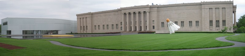 More details North façade of the original building (1930-33), with the Bloch Building (1999-2007), left.