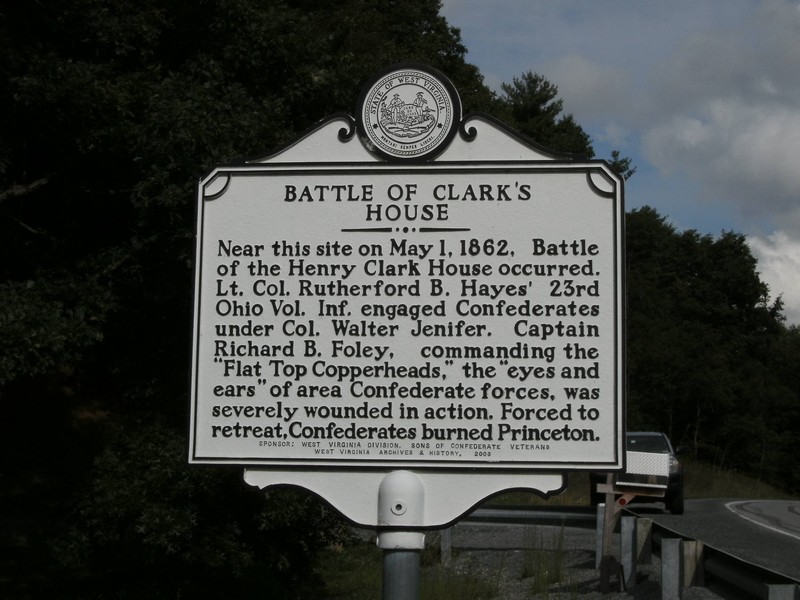 Historic marker.  (Photo by Steven Hart)