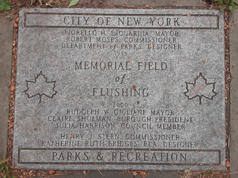 The stone plaque.