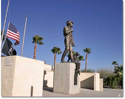 General George S. Patton Statue Outside of the Museum