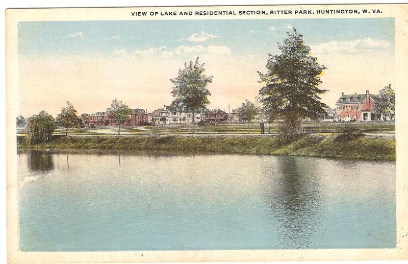 Ritter Park originally featured a small lake. Today, this area forms the center of the park's "green space" and is enjoyed by hundreds of residents each day.