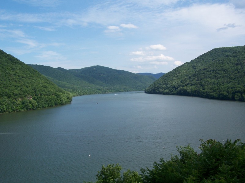 Bluestone Lake Scenic Overlook