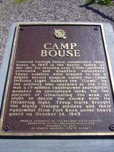 Camp Bouse Historical Marker