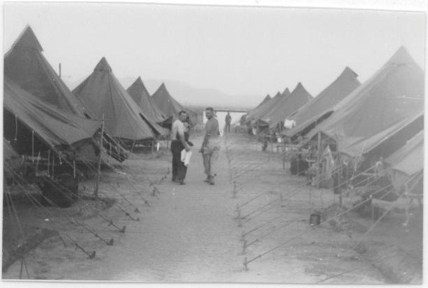 Tents in Camp Bouse