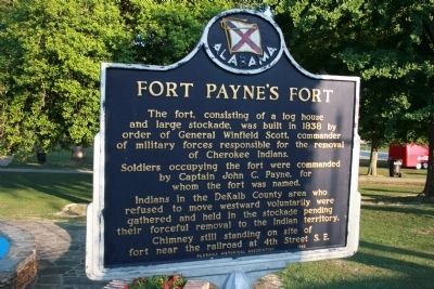 Fort Payne Historical Marker