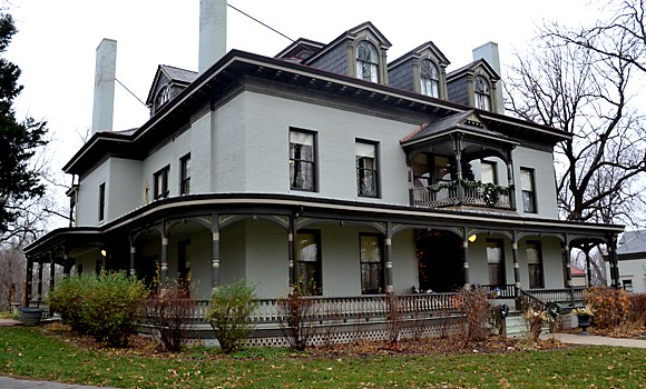 The Bingham-Waggoner house was built in the 1850s and is one of the more beautiful and historic homes in Independence.