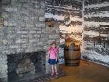 Inside the log courthouse