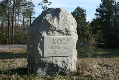 Fort Strother was a supply depot and used as a defensive stronghold during the Creek War