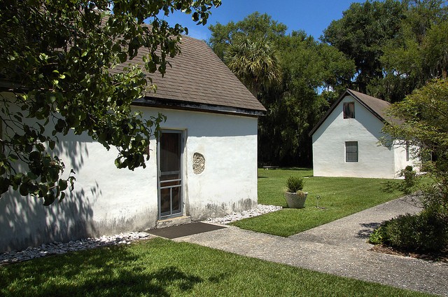 One of the slave cabins where the Cassina Garden Club meets