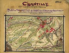 A Map of the Battle of Chantilly