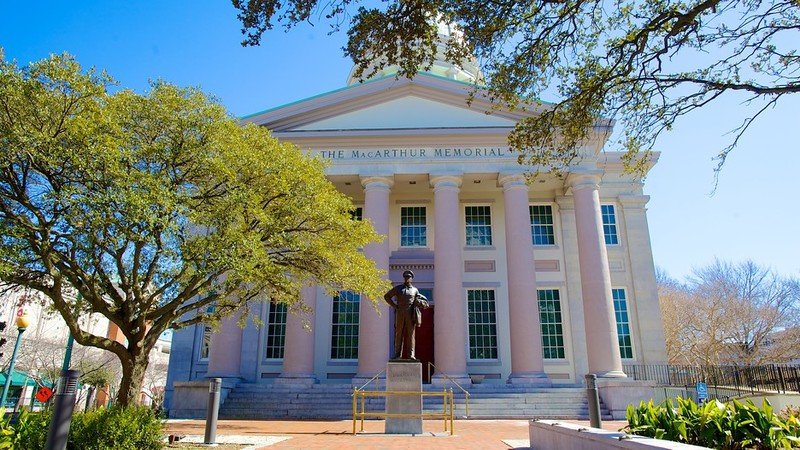 Exterior view of MacArthur Memorial Museum