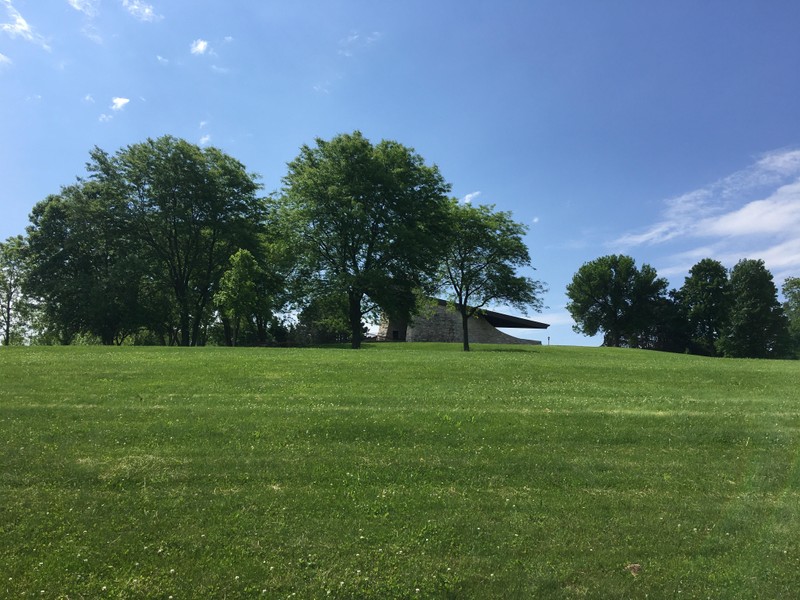 Harrison Garner Park Hill looking up at the shelter