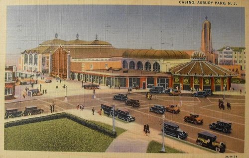 1930's postcard of the Casino and Carousel in Asbury Park. 