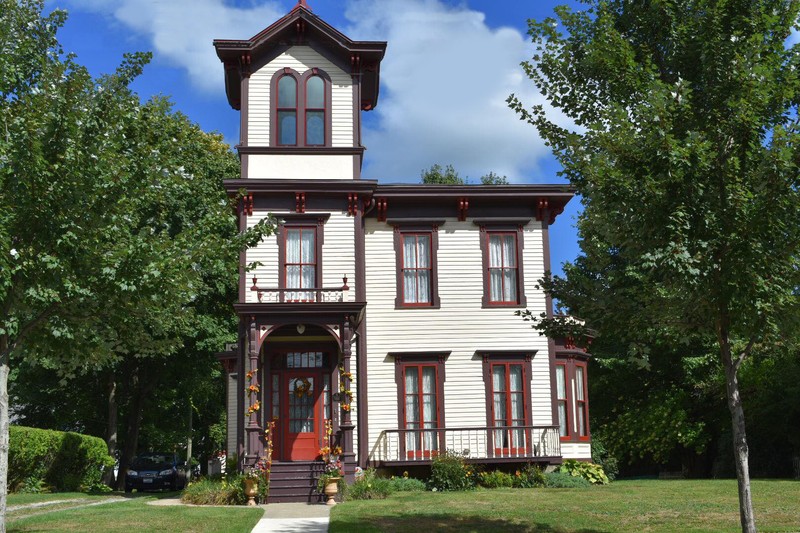 Restored Tarbell house, minus the east wing