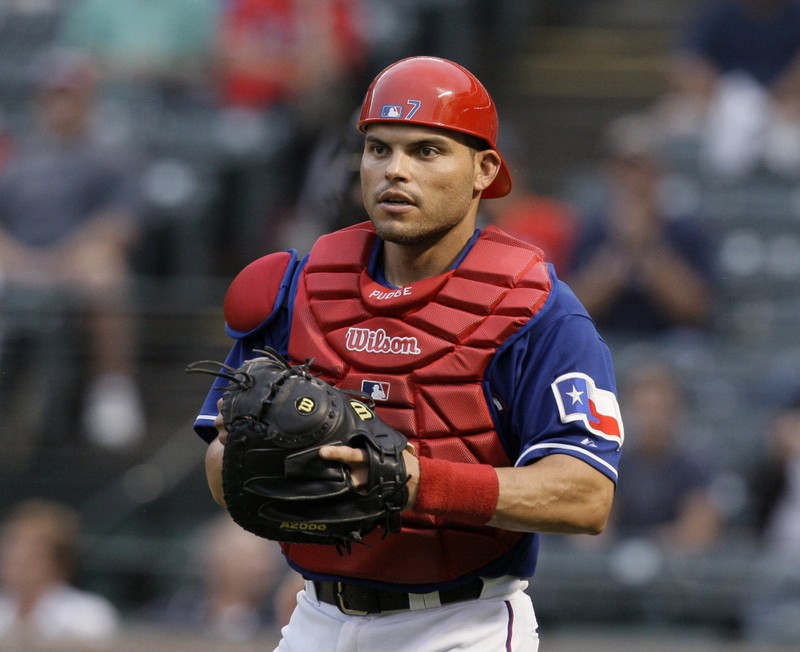 Rangers Unveil Statue Of Pudge Rodriguez Outside Globe Life