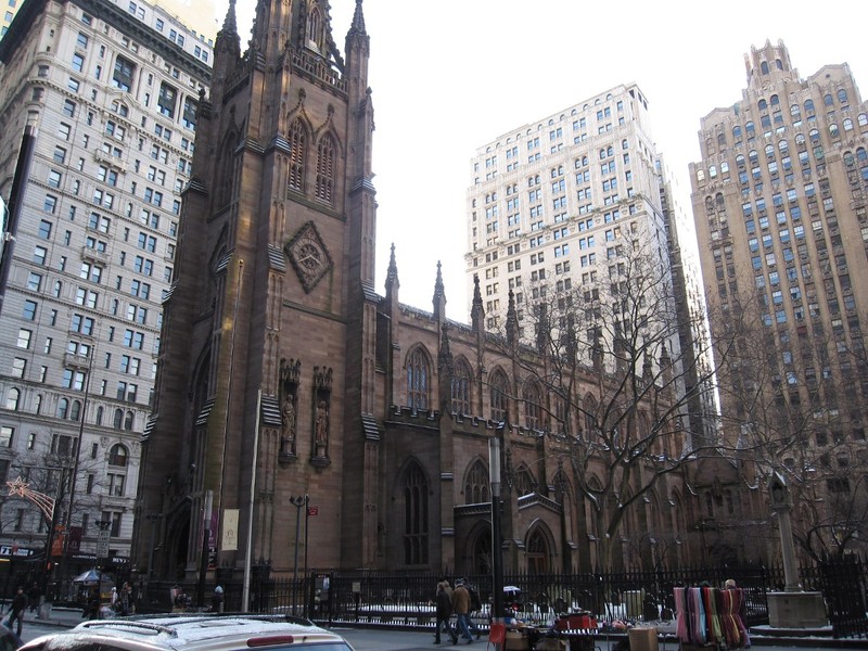 The current Trinity Church 