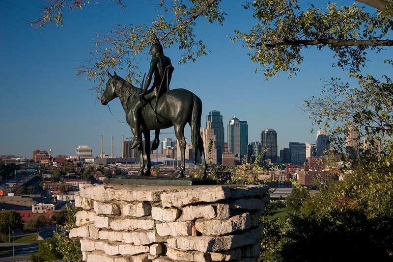 The Scout by Cyrus Dallin was awarded the Gold Medal in the Panama-Pacific Exposition before finding a home in Kansas City