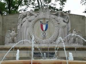 The Eagle Scout Memorial Fountain is located in Hyde Park and was dedicated in 1968.