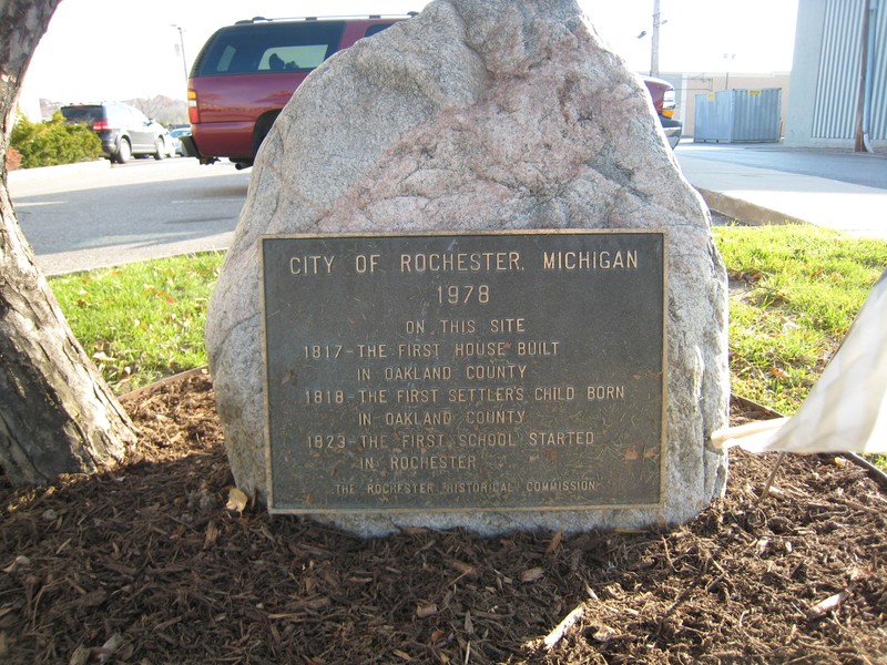 Rochester Settlement Marker, 2011