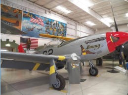 The museum is currently restoring a P-51 Mustang