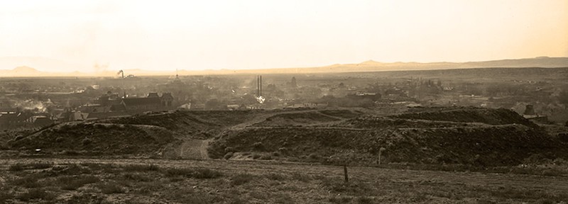 Fort Marcy ruins 1915