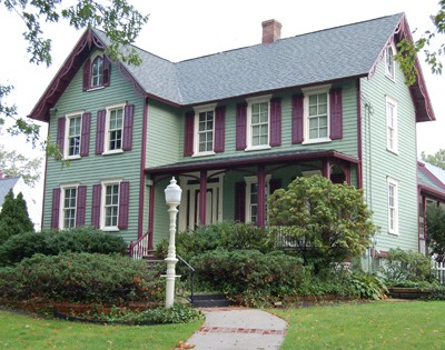 The society operates a house museum and research library within this beautiful Victorian home in Toms River.