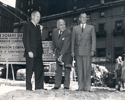 Groundbreaking ceremony, 1953.