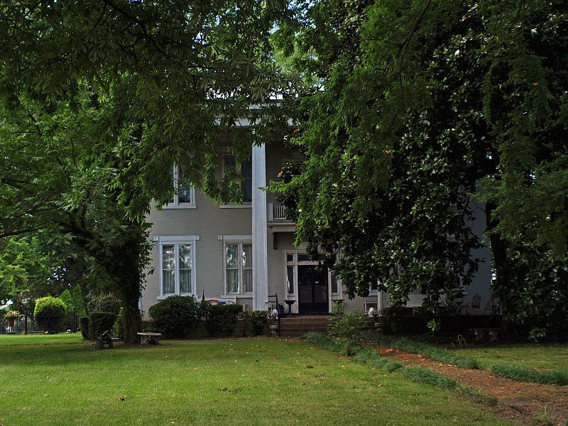 A modern front-view of the house.