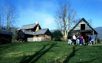 A Modern View at the Vance House from a further distance. 