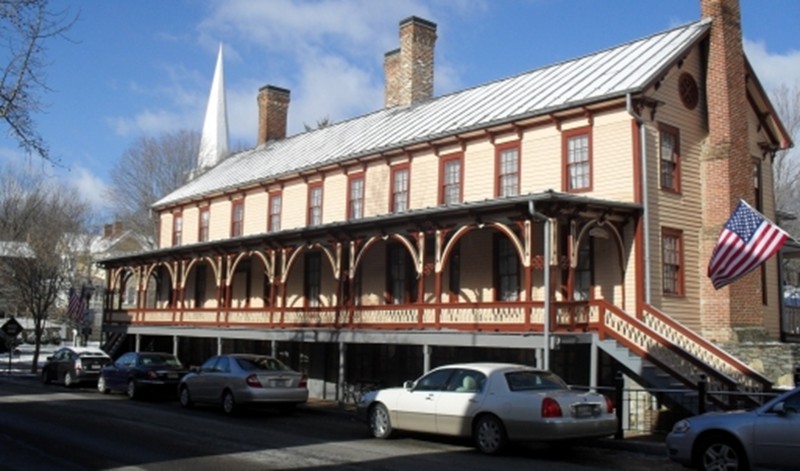 A photo of the Chester Inn Museum, taken present-day. 