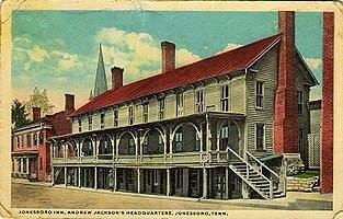 Picture of the Chester Inn Museum, during the days of US President Andrew Jackson. 