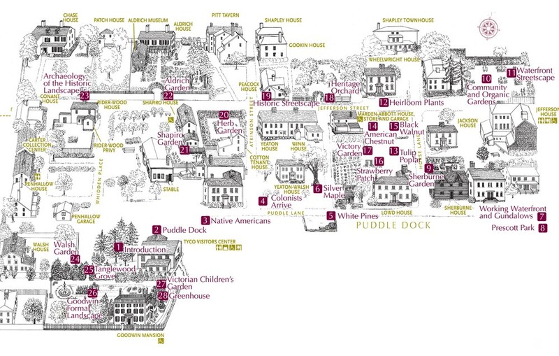 Map of Strawbery Banke Museum