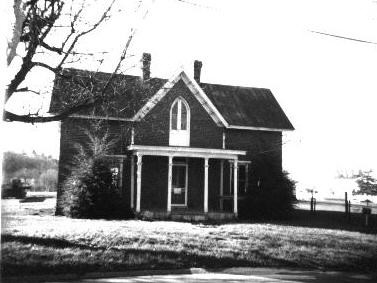 Chilton House in 1970s before being moved.