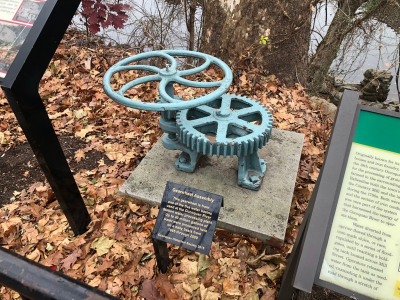 Gearwheel Assembly and Marker at the Mill House