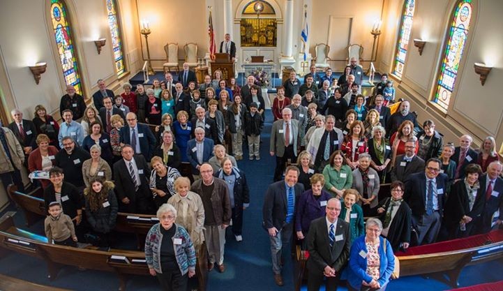 Morning service for the B'er Chayim Temple Rededication.