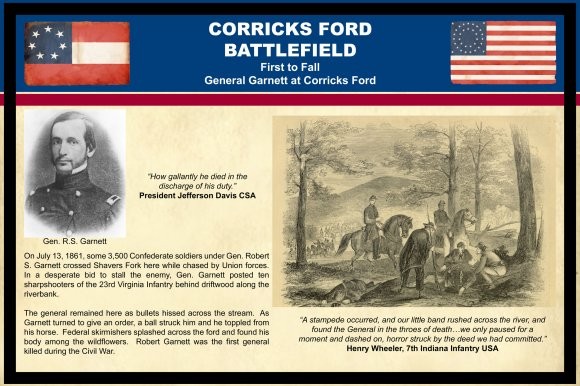 First to Fall - General Garnett at Corricks Ford 
