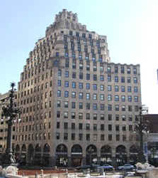 Circle Tower is part of the Washington Street—Monument Circle Historic District. It is also a great examples of Art Deco architecture and noteworthy for its interior metal work. 