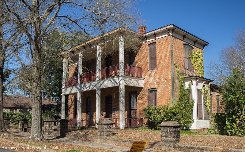 The Hagerty House was built in 1889, becoming the first solid brick house erected in the city. 