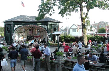 The Biergarten at the Rathskeller Restaurant 