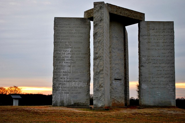 The Georgia Guide Stones.