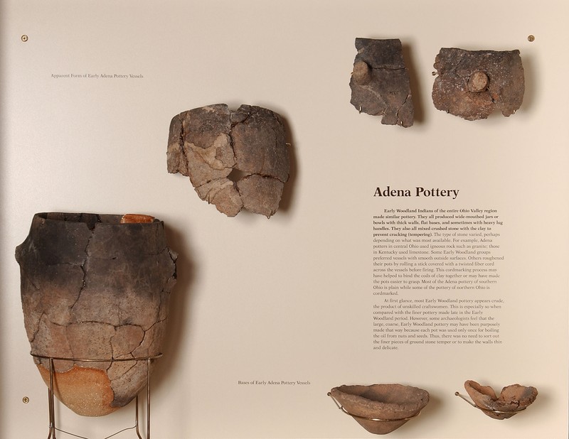 Adena pottery sherds.